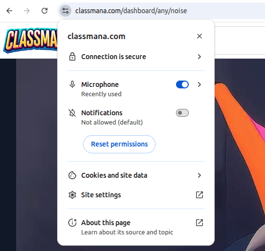 Chrome Mikrofonberechtigungen
